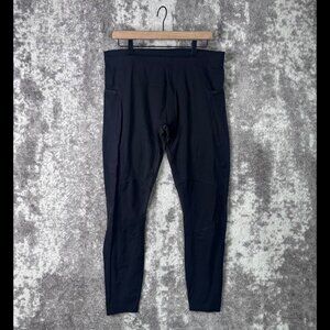 Lululemon Leggings XXL Mens Surge Ties Black Pull On 2XL